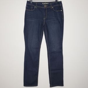 Chico's Platinum Jeans Dark Wash Straight Leg 00